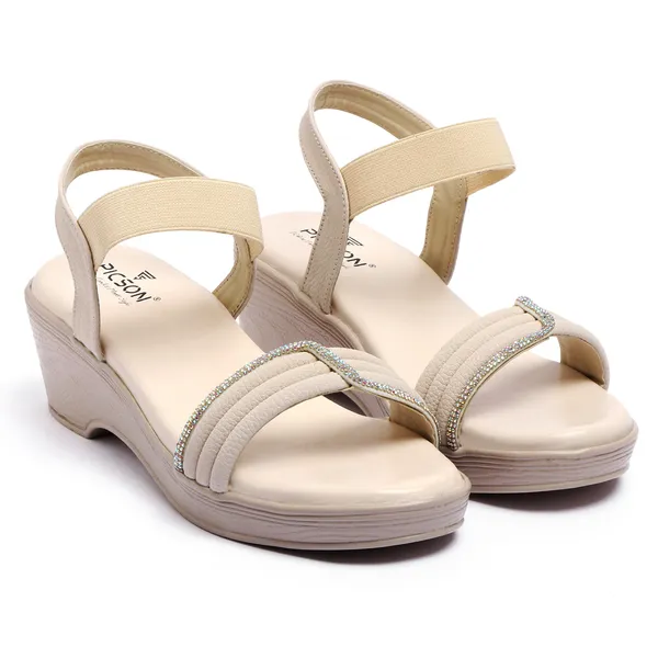 PICSON_Women_Comfortable_Wedge_Sandal_|_Premium_Quality_Heel_with_Extra_Soft_Insole