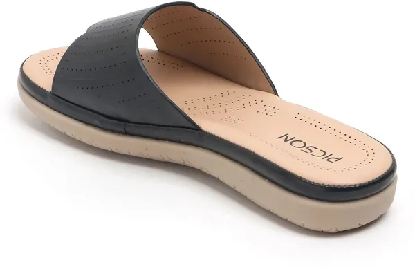 Black_Synthetic_Leather_Premium_Slide_Sandal_For_Women