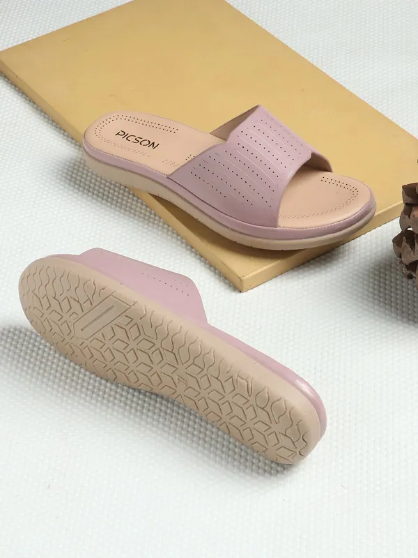 Purple_Synthetic_Leather_Premium_Slide_Sandal_For_Women