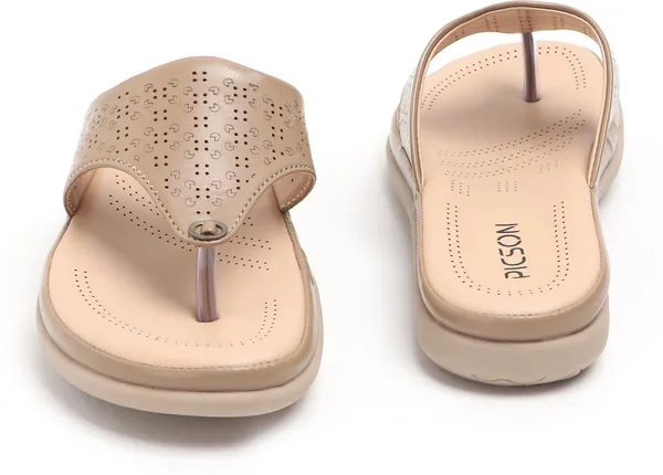Beige_Synthetic_Leather_Premium_Slip-On_For_Women
