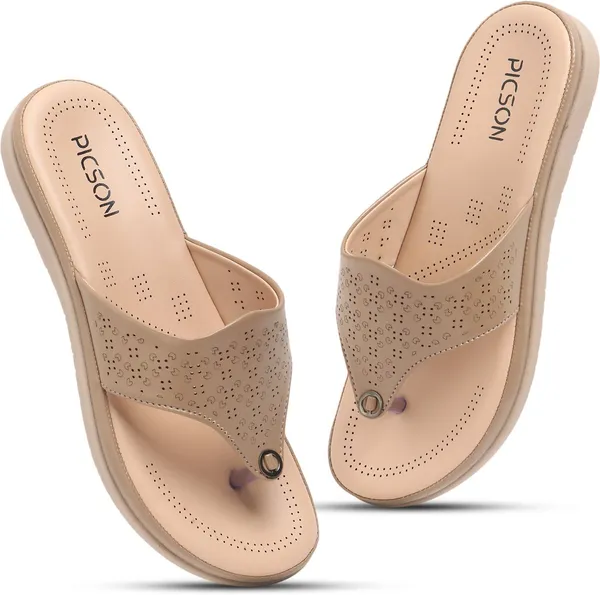 Beige_Synthetic_Leather_Premium_Slip-On_For_Women