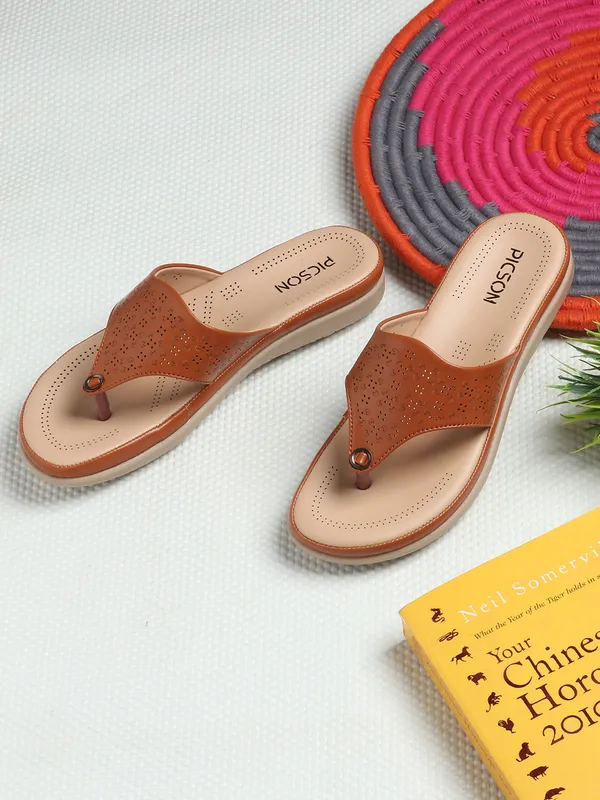 Tan_Synthetic_Leather_Premium_Slip-On_For_Women
