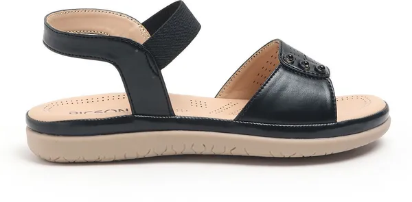 Black_Synthetic_Leather_Premium_Sandal_For_Women
