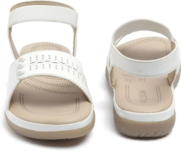 White_Synthetic_Leather_Premium_Sandal_For_Women