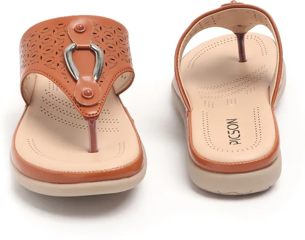 Tan_Synthetic_Leather_Premium_Slip-On_For_Women