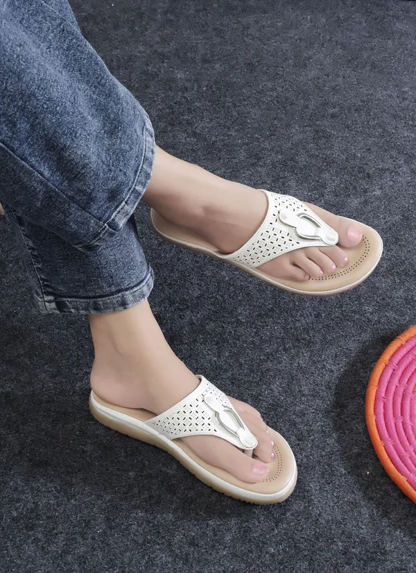 White_Synthetic_Leather_Premium_Slip-On_For_Women