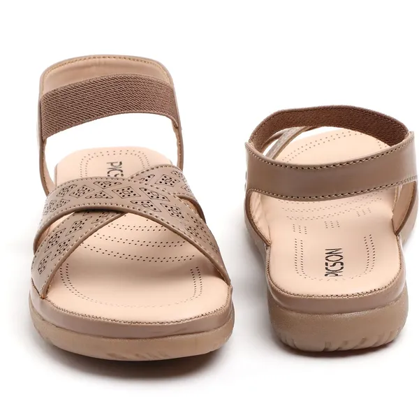 Beige_Synthetic_Leather_Premium_Sandal_For_Women