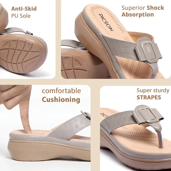 PICSON_Thong_Sandals_with_Wedge_Heel_|_Ultimate_Comfort_and_Premium_Quality