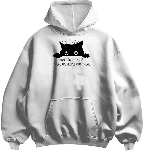 Introvert_White_Unisex_100%_Cotton_Fleece_Hoodie