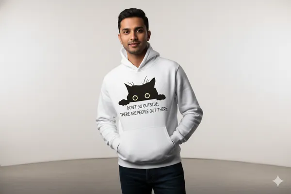 Introvert_White_Unisex_100%_Cotton_Fleece_Hoodie