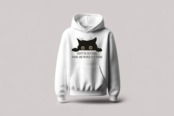 Introvert_White_Unisex_100%_Cotton_Fleece_Hoodie