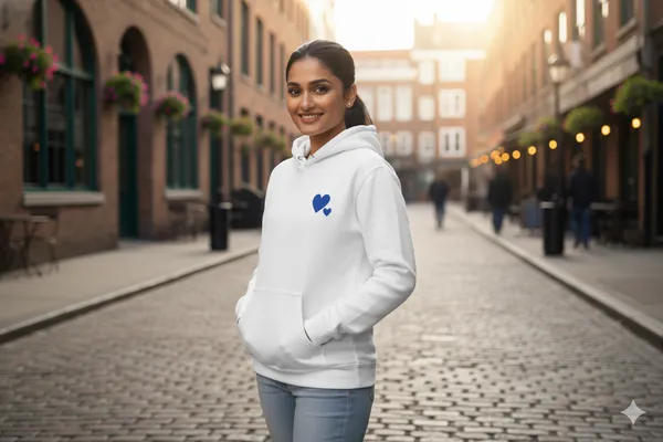 Soul_In_Blue_White_Unisex__100%_Cotton_Fleece_Hoodie