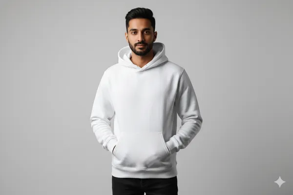 Solid_White_White_Unisex_100%_Cotton_Fleece_Hoodie