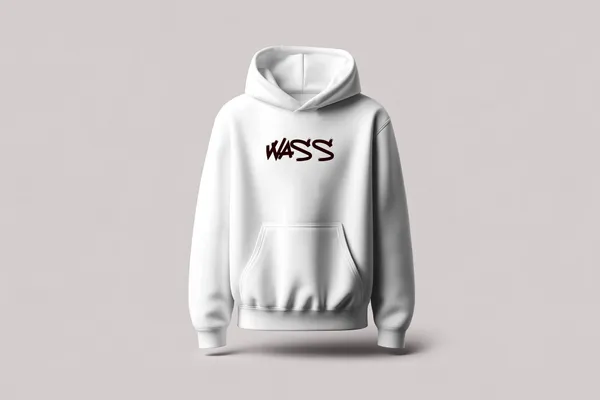 Logo_Talk_White_Unisex_100%_Cotton_Fleece_Hoodie