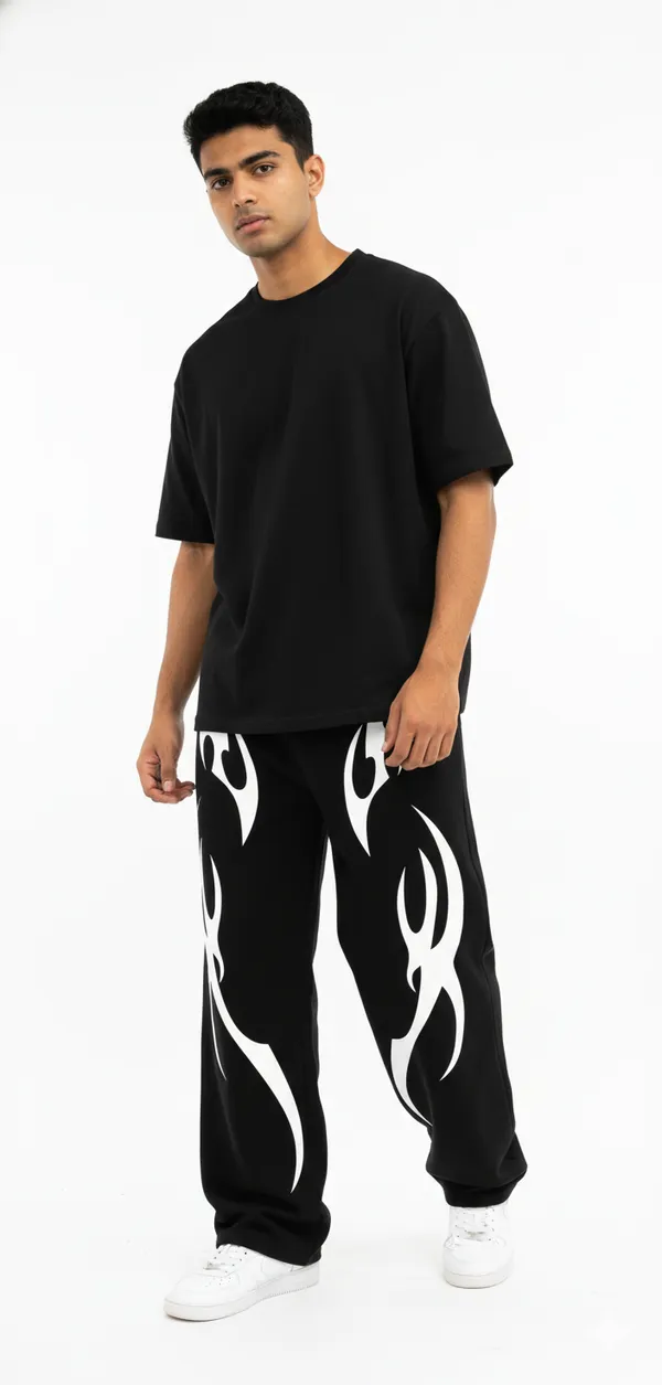Baggy_Icon_Black_Lower_Pants