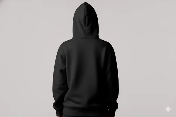 Logo_Talk__Black_Unisex_100%_Cotton_Fleece_Hoodie