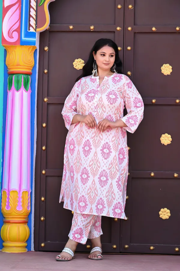 White-Pink_Cotton_Premium_&_Elegant_Kurta_&_Pant_Set_For_Women