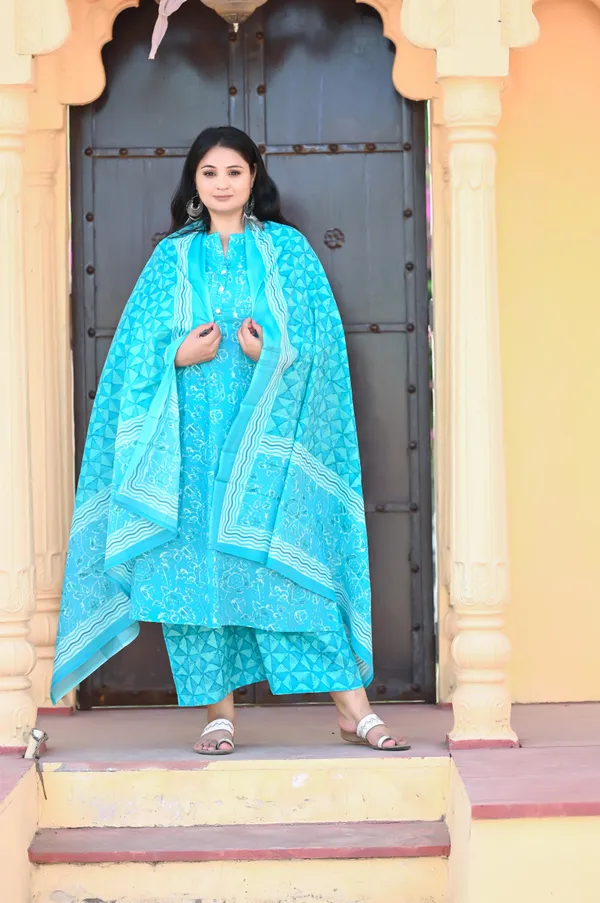 Ferozi_Cotton_Premium_&_Elegant_Kurta_&_Pant_Set_For_Women