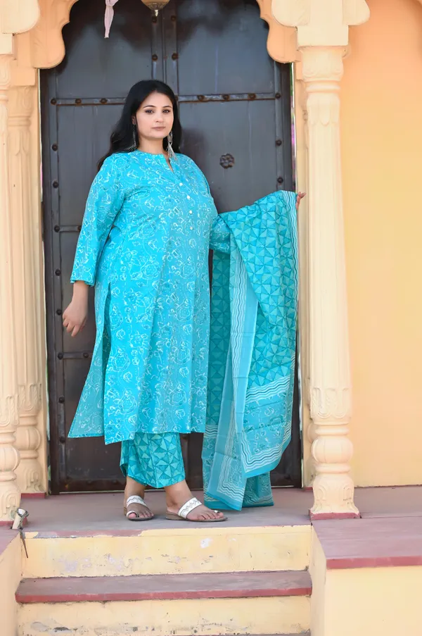 Ferozi_Cotton_Premium_&_Elegant_Kurta_&_Pant_Set_For_Women