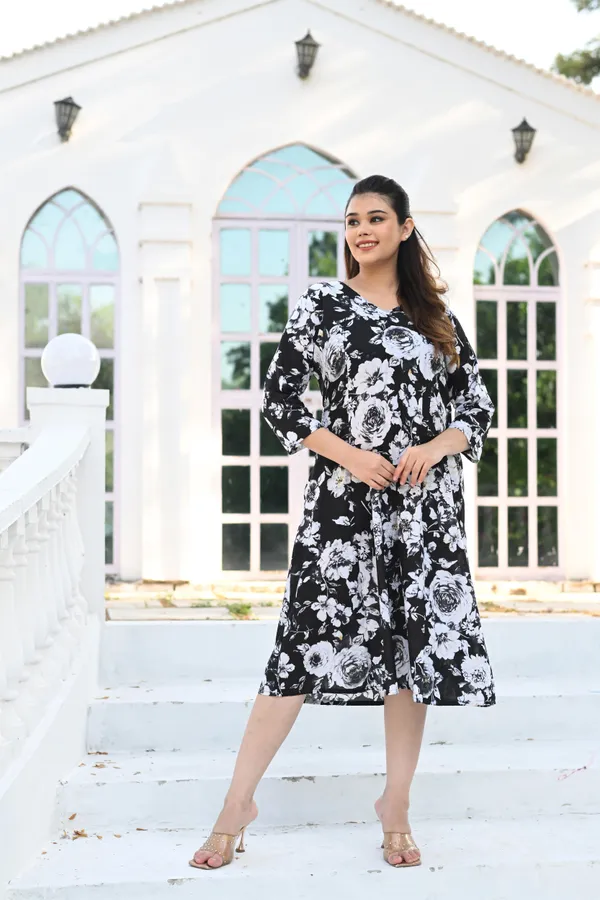 Black_Cotton_Premium_&_Elegant_Dress_For_Women