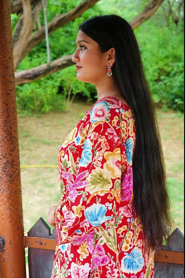 Red_Rayon_Premium_&_Elegant_Kurta_&_Pant_Set_For_Women
