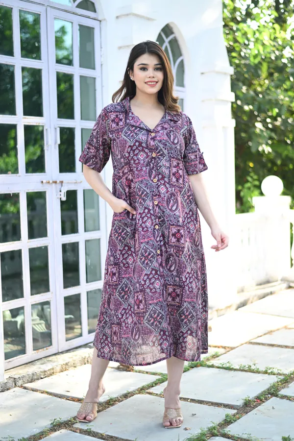 Wine_Modal_Silk_Premium_&_Elegant_Dress_For_Women