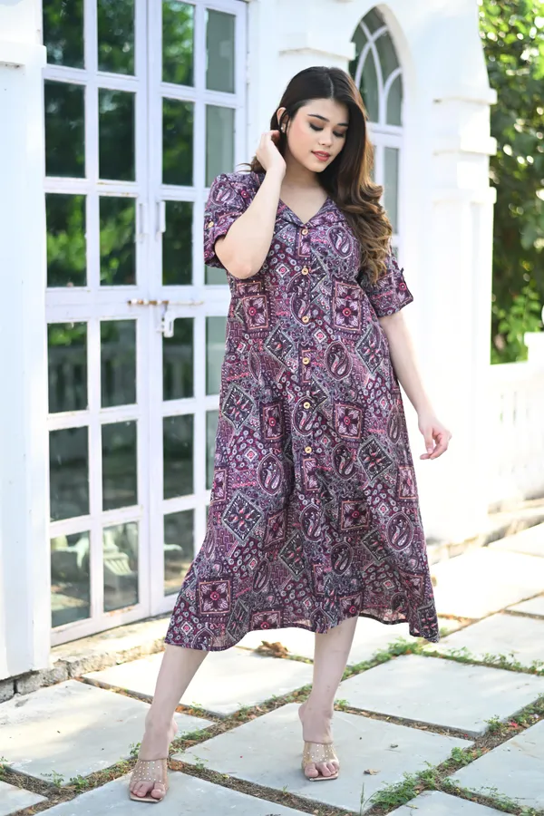 Wine_Modal_Silk_Premium_&_Elegant_Dress_For_Women