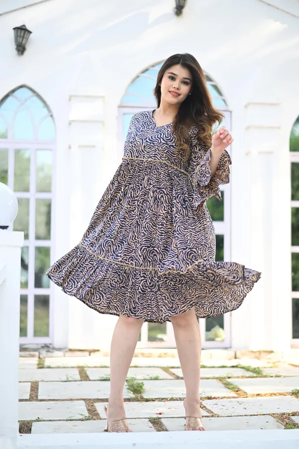 Navy_Blue_Cotton_Premium_&_Elegant_Dress_For_Women