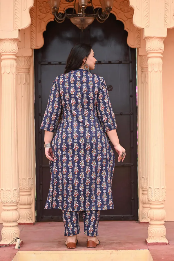 Blue_Katha_Cotton_Premium_&_Elegant_Kurta_&_Pant_Set_For_Women