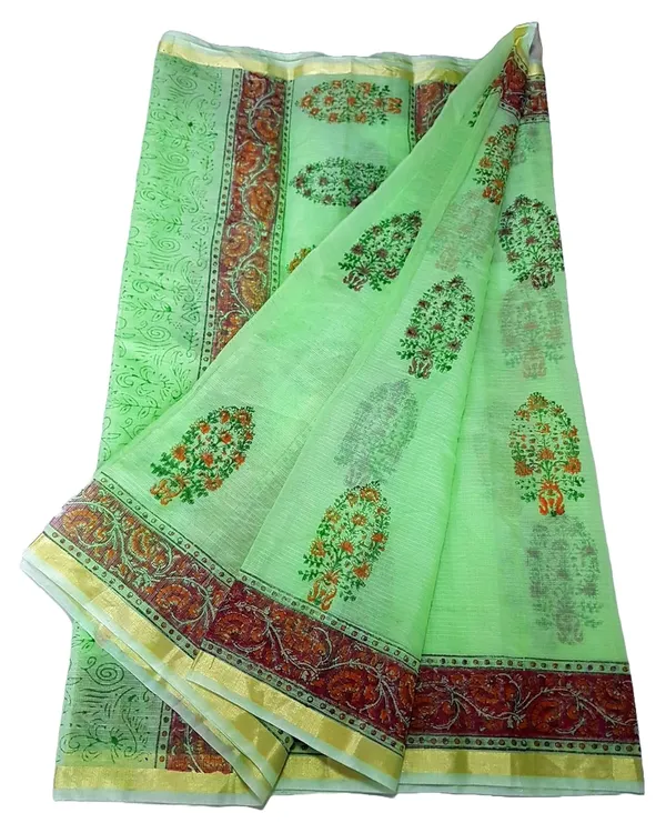 Women's_Kota_Doria_Cotton_block_Printed_Saree_With_Unstitched_Blouse_Piece