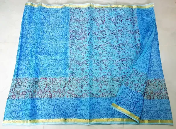 Women's_Kota_Doria_Cotton_block_Printed_Saree_With_Unstitched_Blouse_Piece