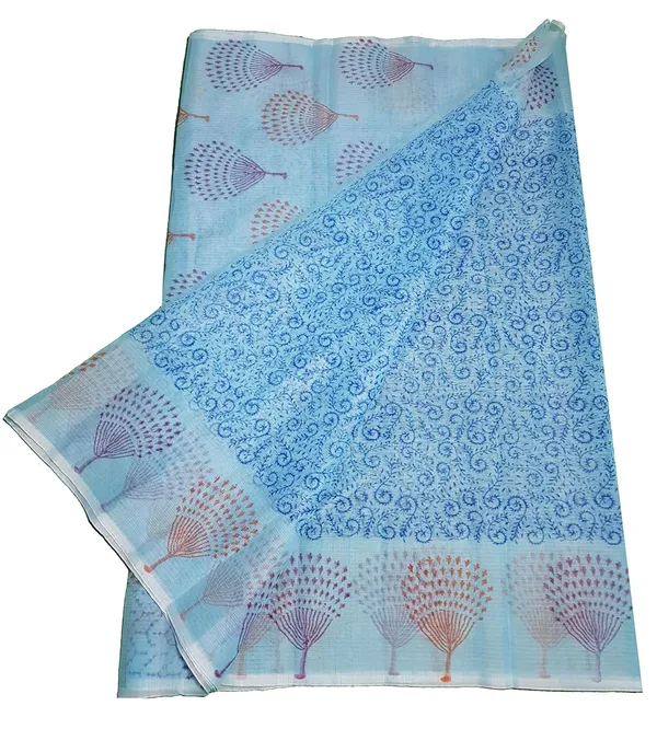 Women's_Kota_Doria_Cotton_block_Printed_Saree_With_Unstitched_Blouse_Piece