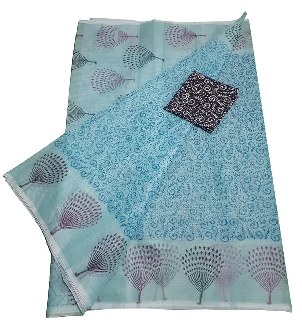 Women's_Kota_Doria_Cotton_block_Printed_Saree_With_Unstitched_Blouse_Piece