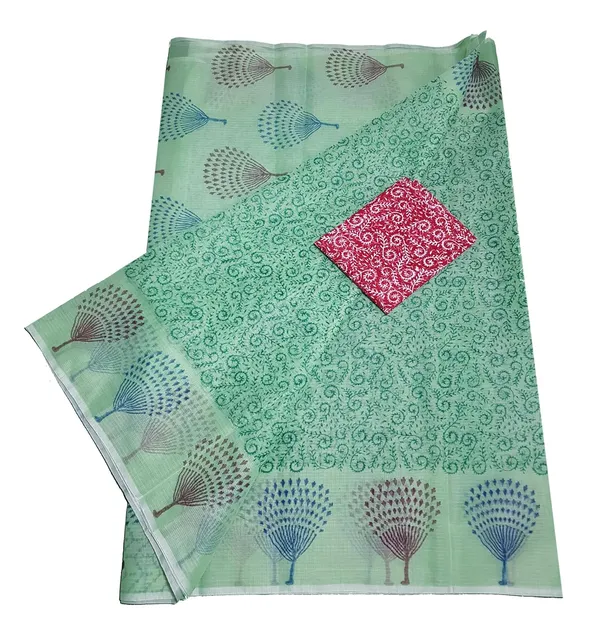 Women's_Kota_Doria_Cotton_block_Printed_Saree_With_Unstitched_Blouse_Piece
