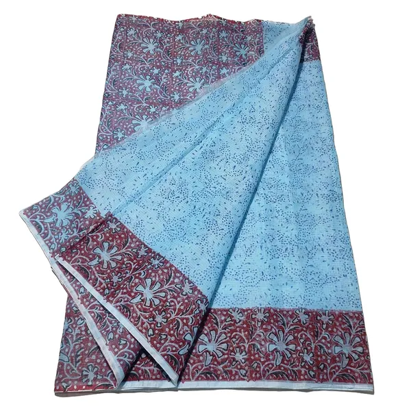 Women's_Kota_Doria_Cottonb_Block_Printed_Saree_With_Un-Stitched_self_Blouse_Piece_beige