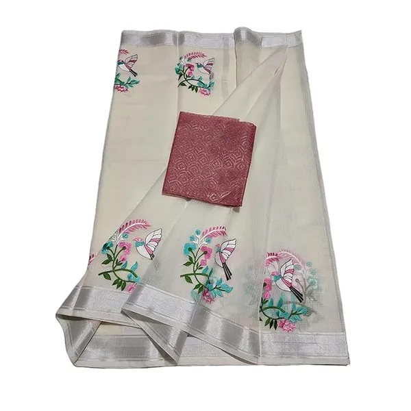 Women's_Kota_Doria_Cotton_Embroidery_Saree_for_women_with_blouse