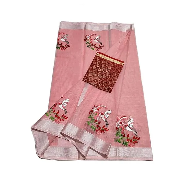 Women's_Kota_Doria_Cotton_Embroidery_Saree_for_women_with_blouse