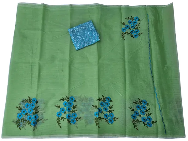 Women's_Kota_Doria_Cotton_Saree_With_Floral_Embroidery_Designe_with_Extra_Contrast_Blouse_(M.I.R.Z.A.)_1TSES9f
