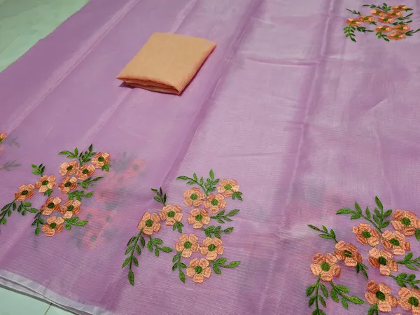 Women's_Kota_Doria_Cotton_Saree_With_Floral_Embroidery_Designe_with_Extra_Contrast_Blouse_(M.I.R.Z.A.)_1TSES9f