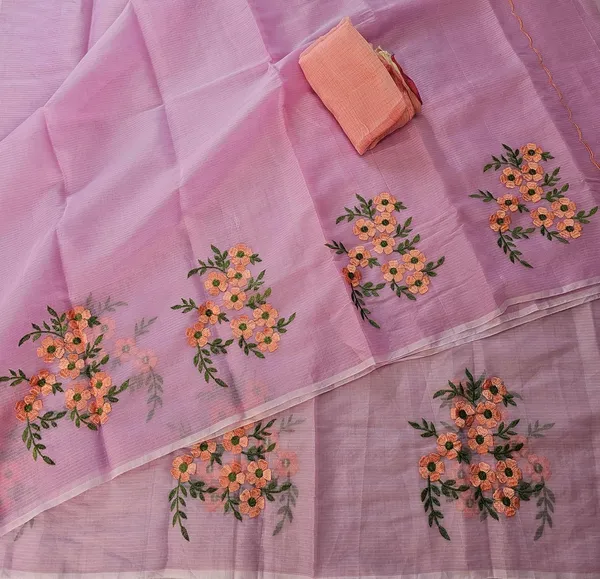 Women's_Kota_Doria_Cotton_Saree_With_Floral_Embroidery_Designe_with_Extra_Contrast_Blouse_(M.I.R.Z.A.)_1TSES9f