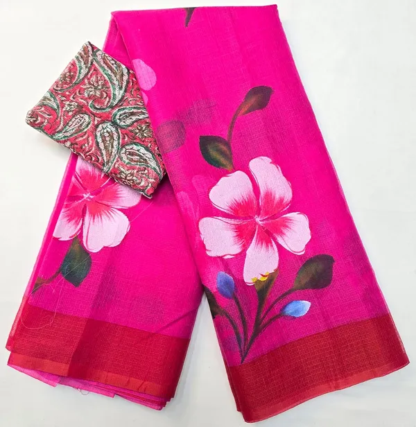 Women's_Kota_Doria_Cotton_Saree_With_Floral_Embroidery_Designe_with_Extra_Contrast_Blouse_(M.I.R.Z.A.)_R1HPM1