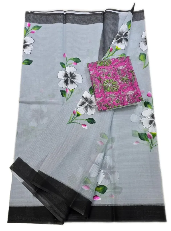 Women's_Kota_Doria_Cotton_Saree_With_Floral_Embroidery_Designe_with_Extra_Contrast_Blouse_(M.I.R.Z.A.)_R1HPM1
