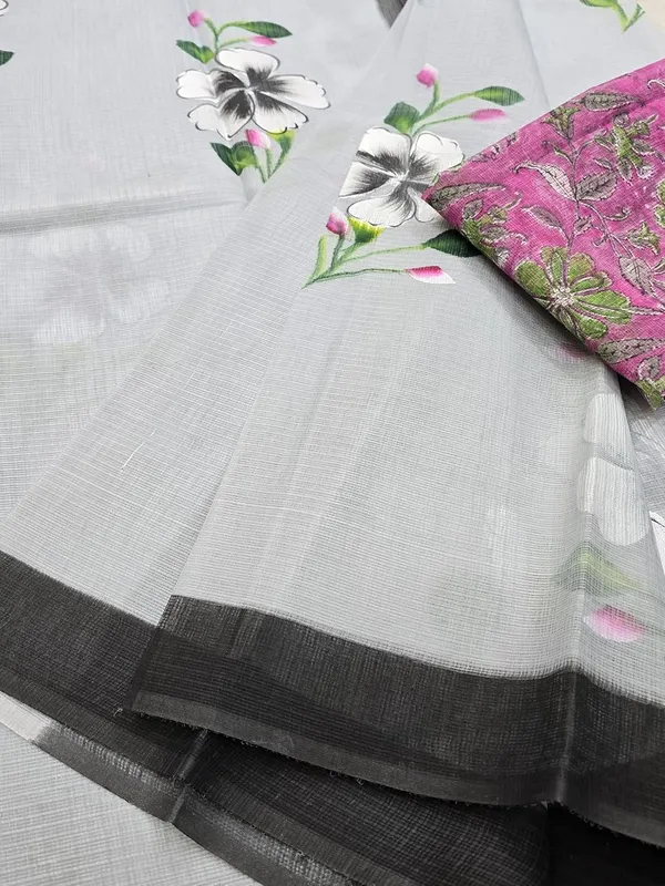 Women's_Kota_Doria_Cotton_Saree_With_Floral_Embroidery_Designe_with_Extra_Contrast_Blouse_(M.I.R.Z.A.)_R1HPM1