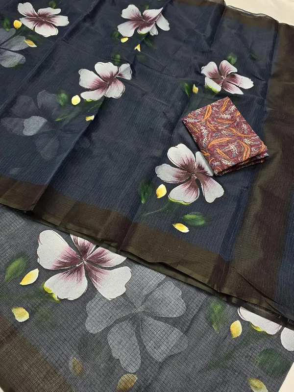 Women's_Kota_Doria_Cotton_Saree_With_Floral_Embroidery_Designe_with_Extra_Contrast_Blouse_(M.I.R.Z.A.)_R1HPM1