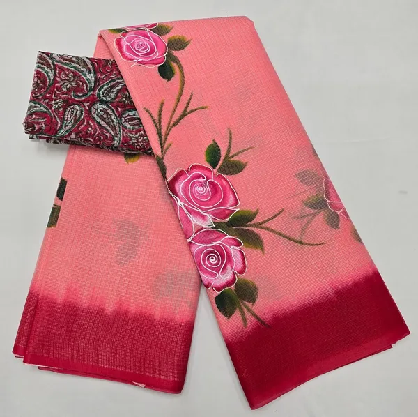 Women's_Kota_Doria_Cotton_Saree_With_Floral_Embroidery_Designe_with_Extra_Contrast_Blouse_(M.I.R.Z.A.)_R1HPM1