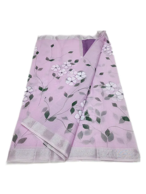 Kota_doria_brush_painting_saree