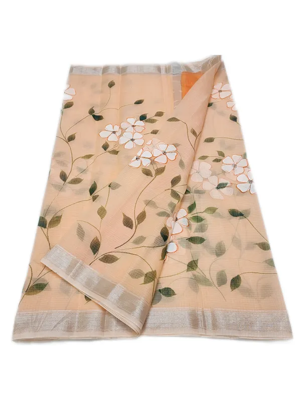 Kota_doria_brush_painting_saree