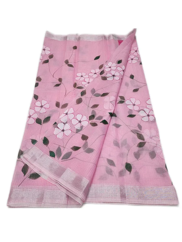 Kota_doria_brush_painting_saree