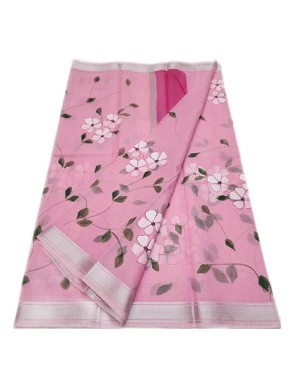 Kota_doria_brush_painting_saree