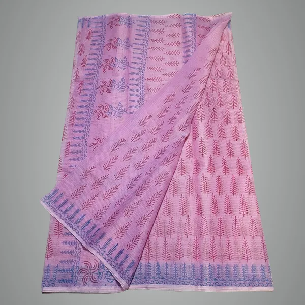 Women's_Kota_Doria_Cotton_block_Printed_Saree_With_Unstitched_Blouse_Piece